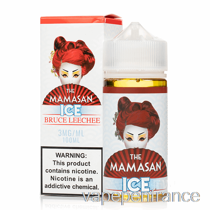 Ice Bruce Leechee - Le E-liquide Mamasan - 100 Ml 0 Mg Stylo Vape